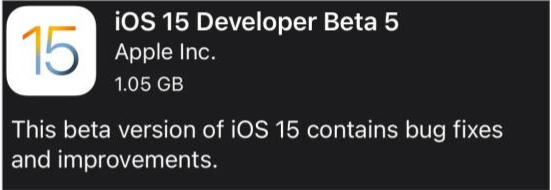 康马苹果手机维修分享如何升级到iOS15.0 beta5 