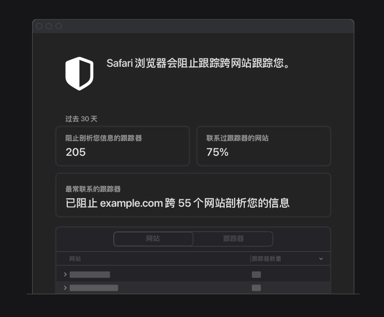 康马苹果手机维修分享如何在 Safari 浏览器中查看和打开隐私报告 