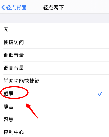 康马苹果手机维修分享iPhone12如何启用双击截屏 